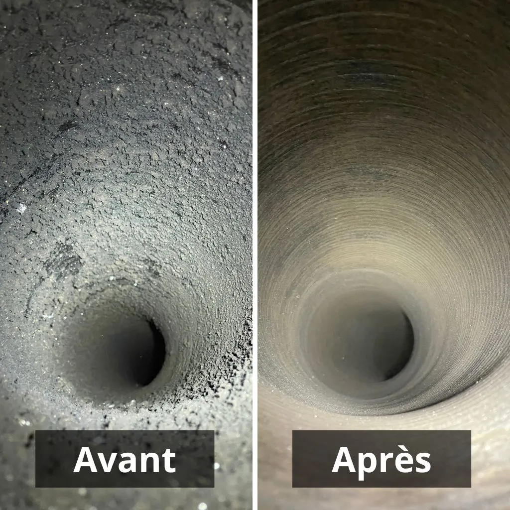 Photo ramonage avant après intervention