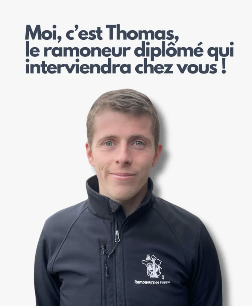 Thomas le ramoneur diplômé qui interviendra chez vous de chez Ramoneurs de France